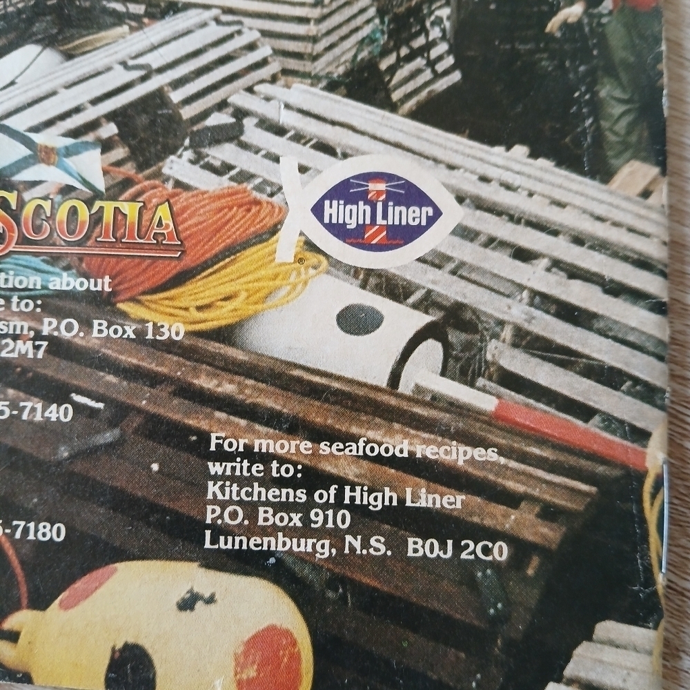 Nova Scotia High Liner Tourist Brochure on Favorite Fish Dishes Colorful 1975 - Picture 8 of 11